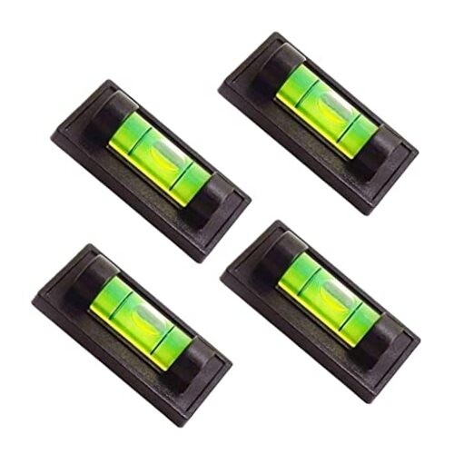 4Pcs Magnetic Bubble Spirit Level RV Standard Levels Magnet RV Levelers Tool