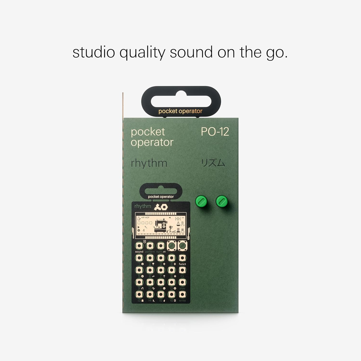 Pocket Operator PO-12 Rhythm, Drum Machine and Sequencer with Parameter Locks an