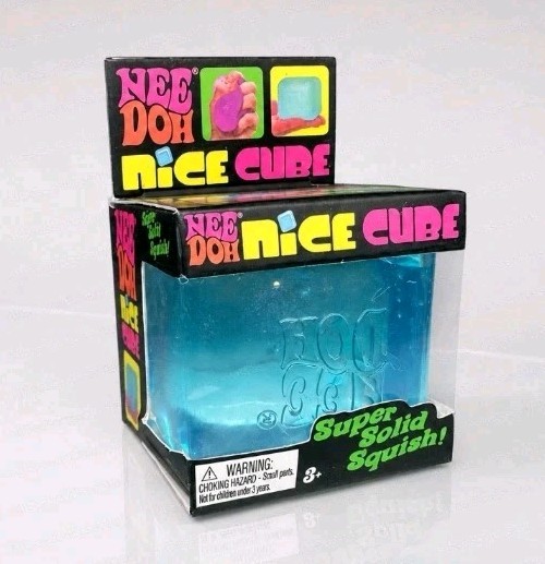 Nee Doh Nice Cube Blue