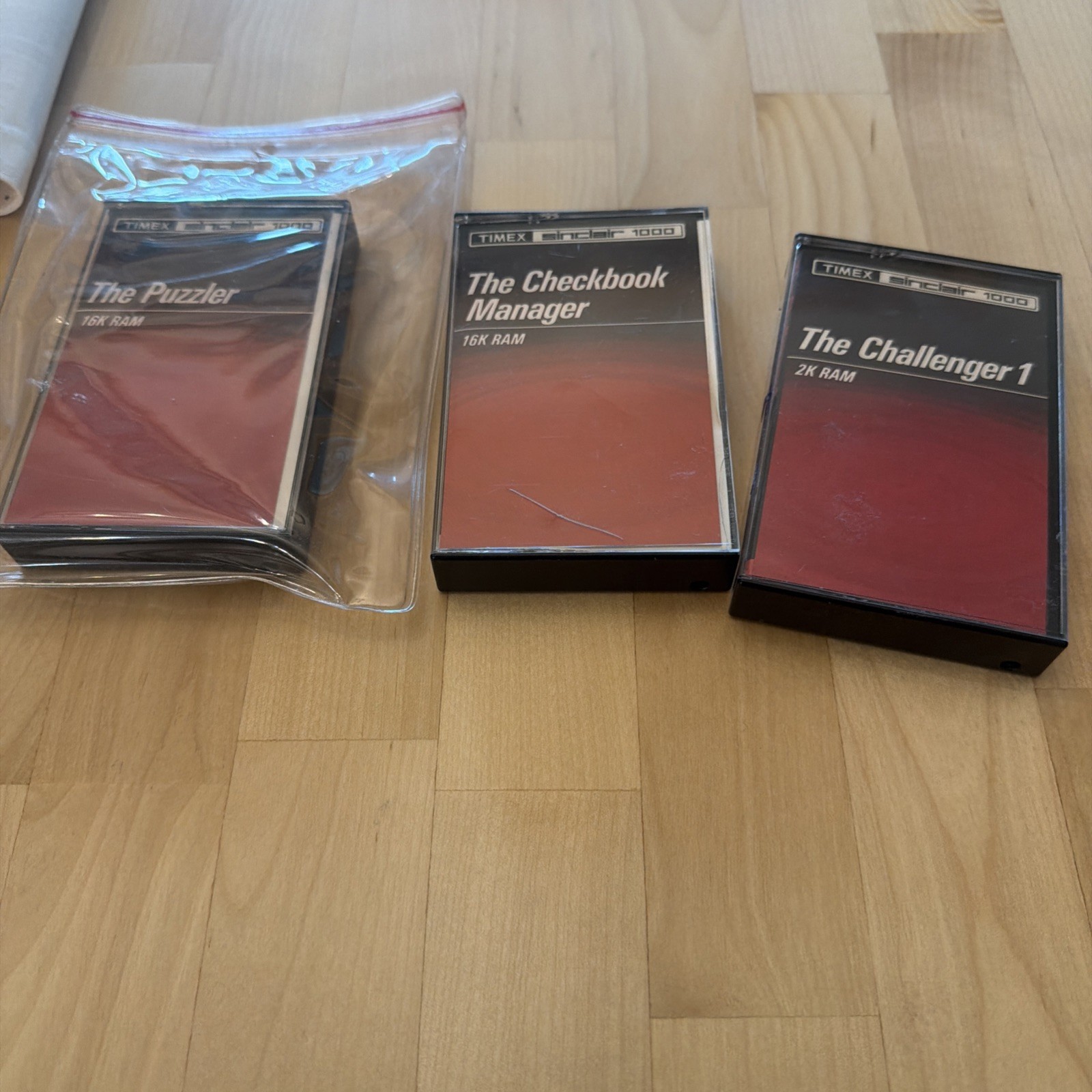 Timex Sinclair 1000 Vintage Cassette Tapes Set of 3 1980s