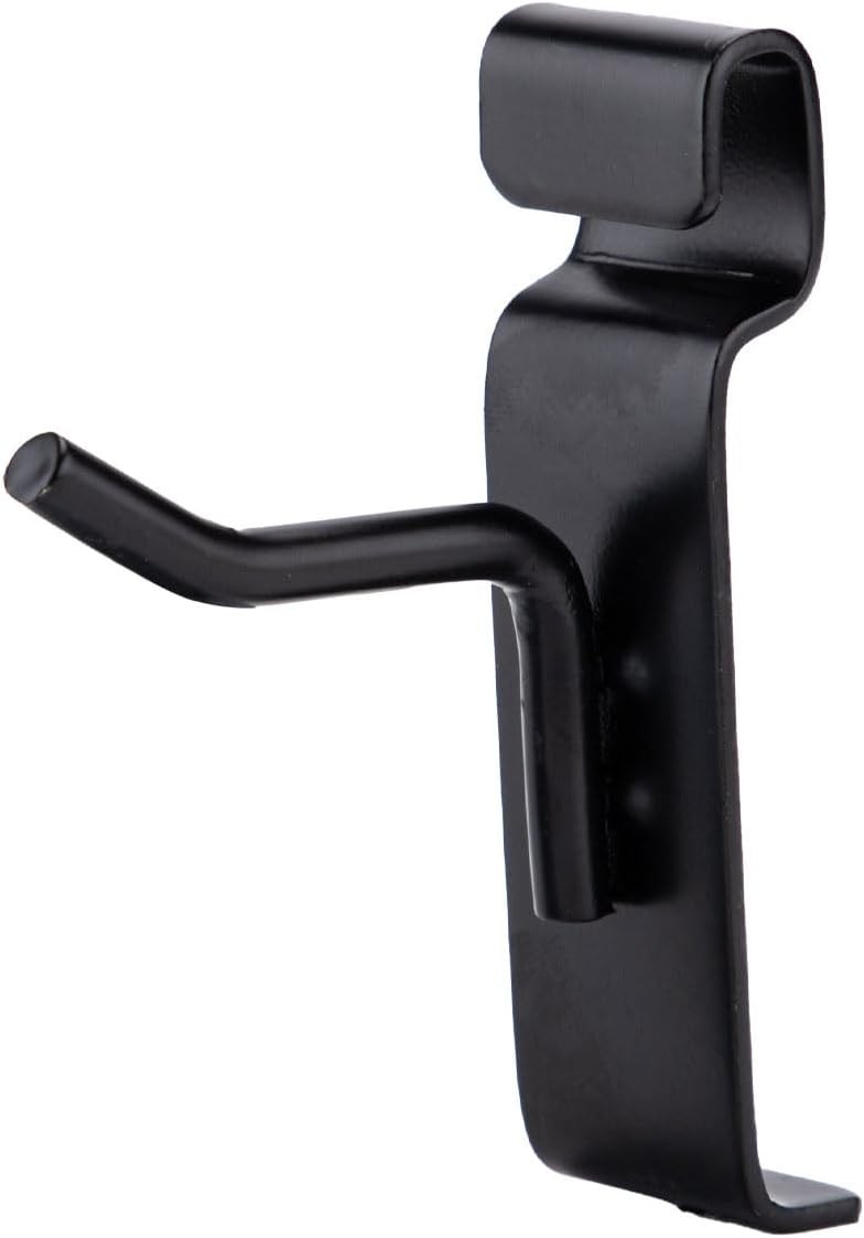 2 inch Black Peg Hook Wire Grid Pack of 25-2 Inch Black Gridwall Hooks Durable