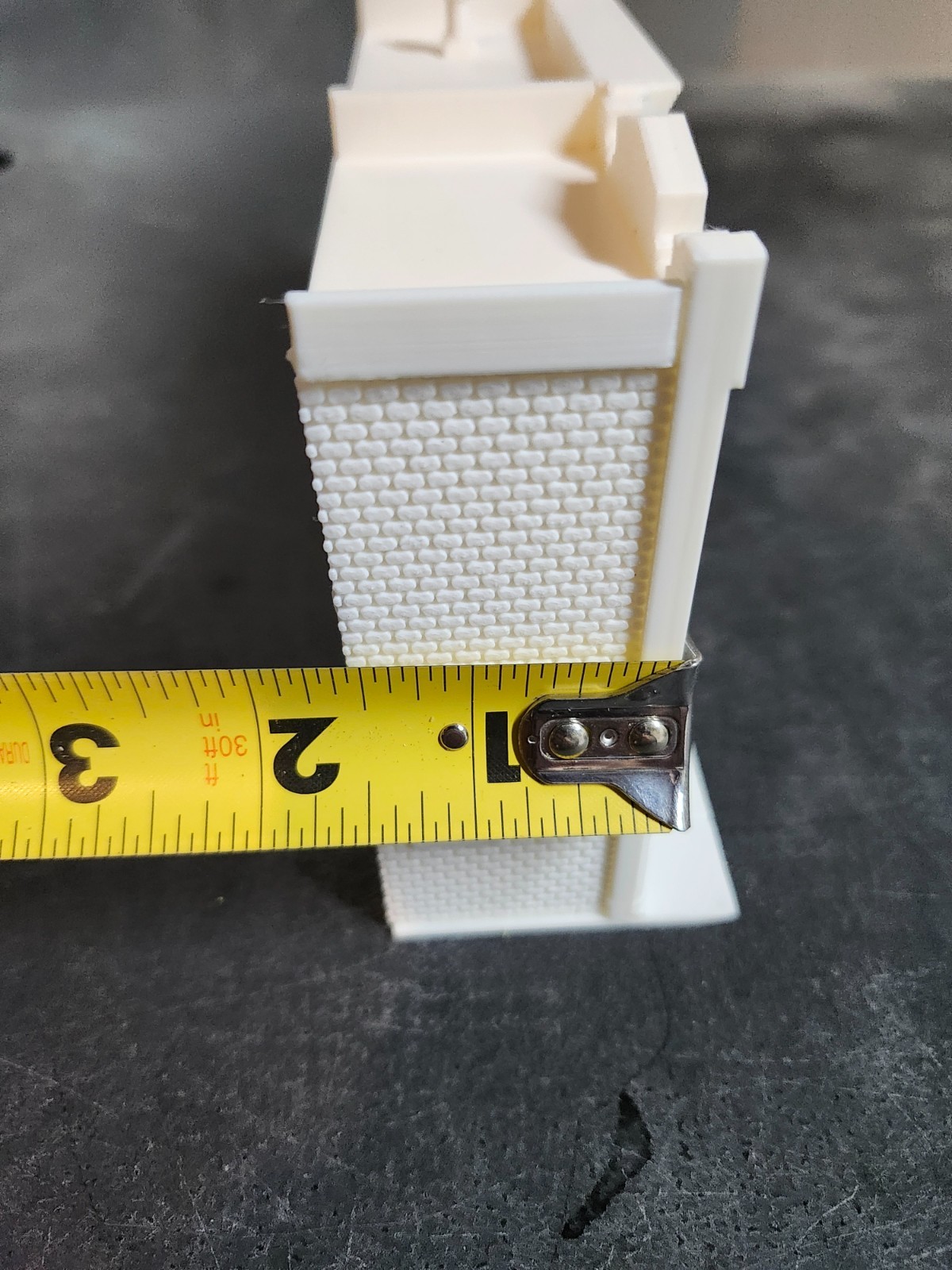 3D Printed Main Street #1 Background Flat Building Set. HO Scale