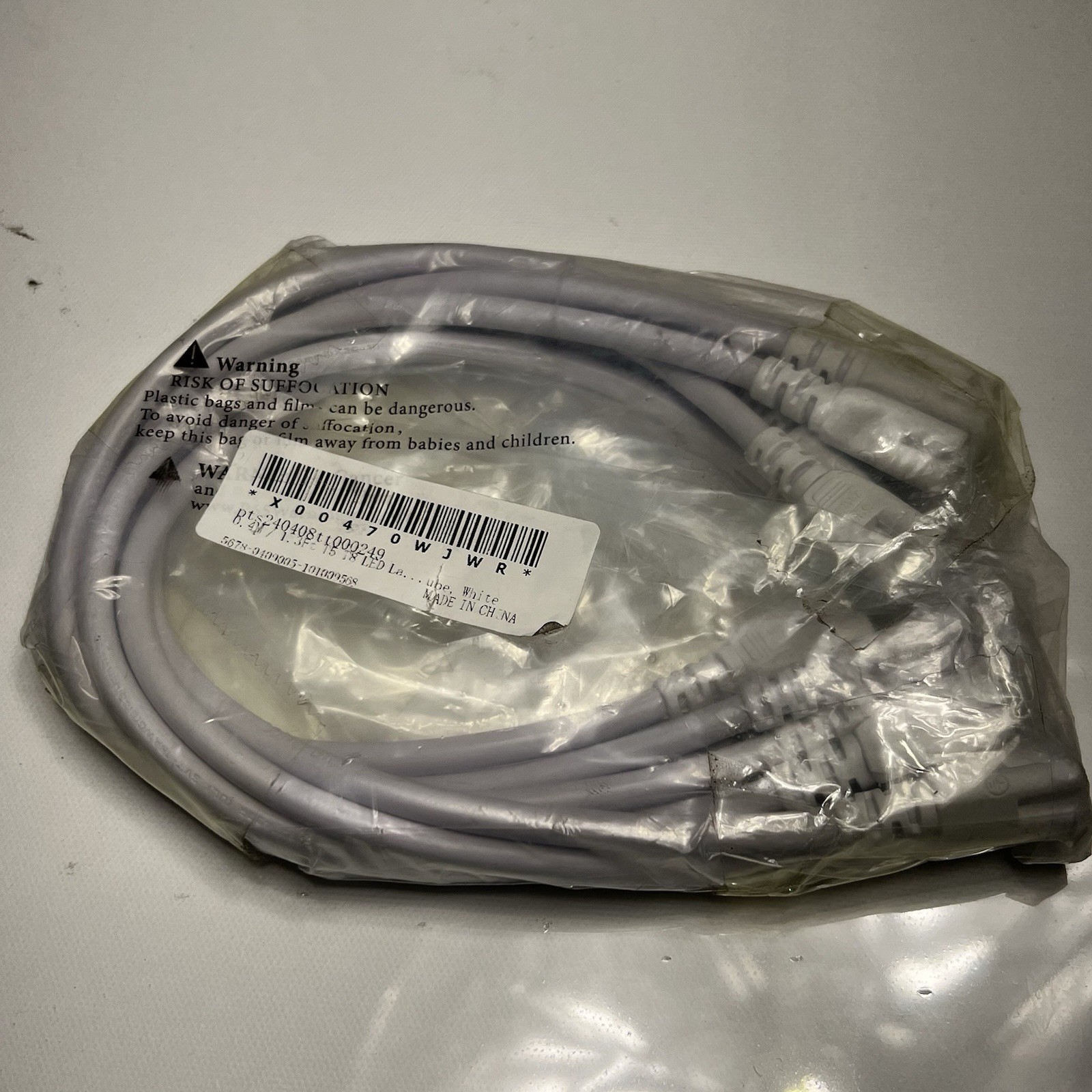 8 Pack 0.4M / 1.3ft T5 T8 LED Lamp Connecting Wires Double End – New