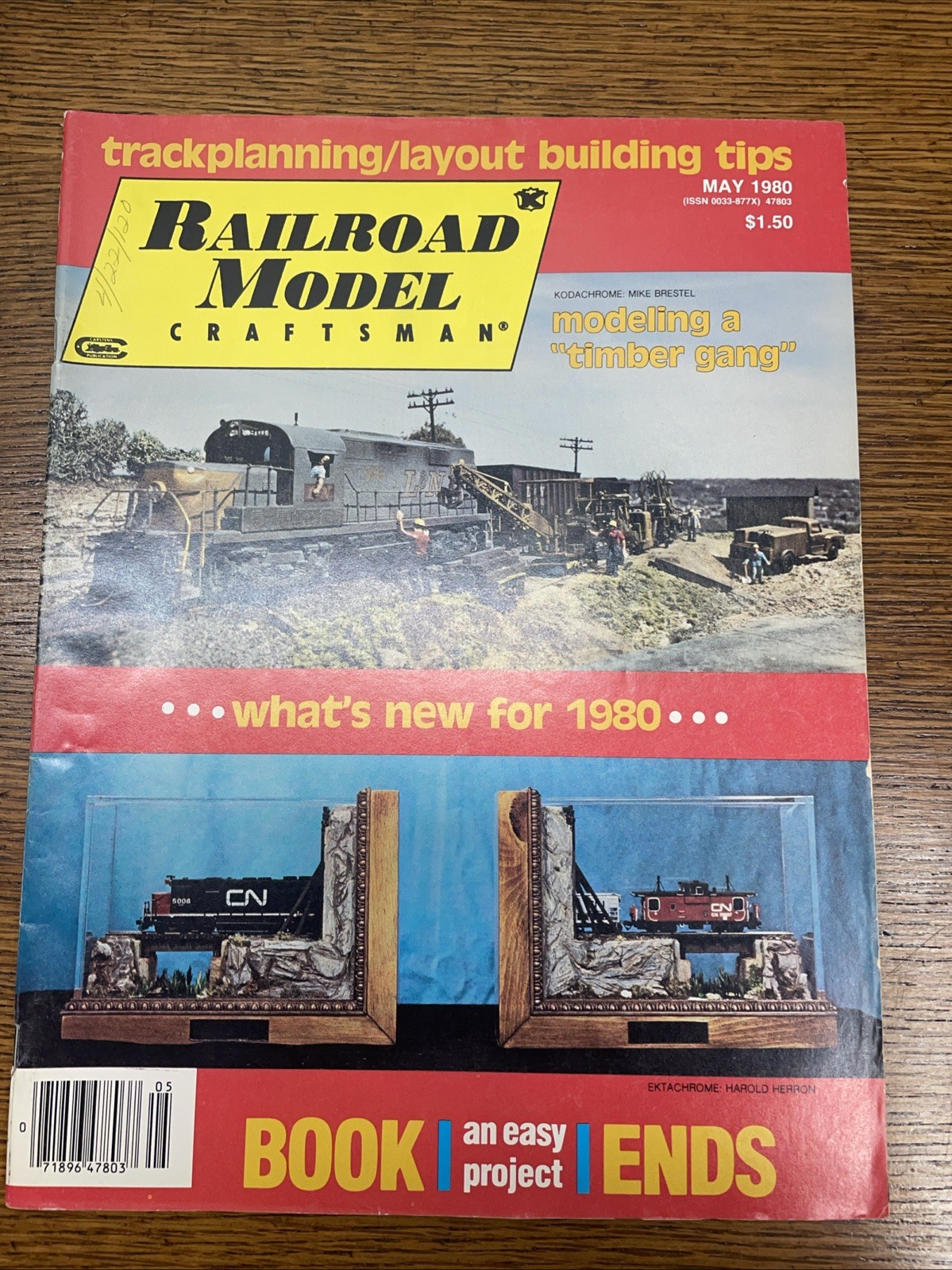 Vintage Railroad Model Craftsman Magazine May 1980