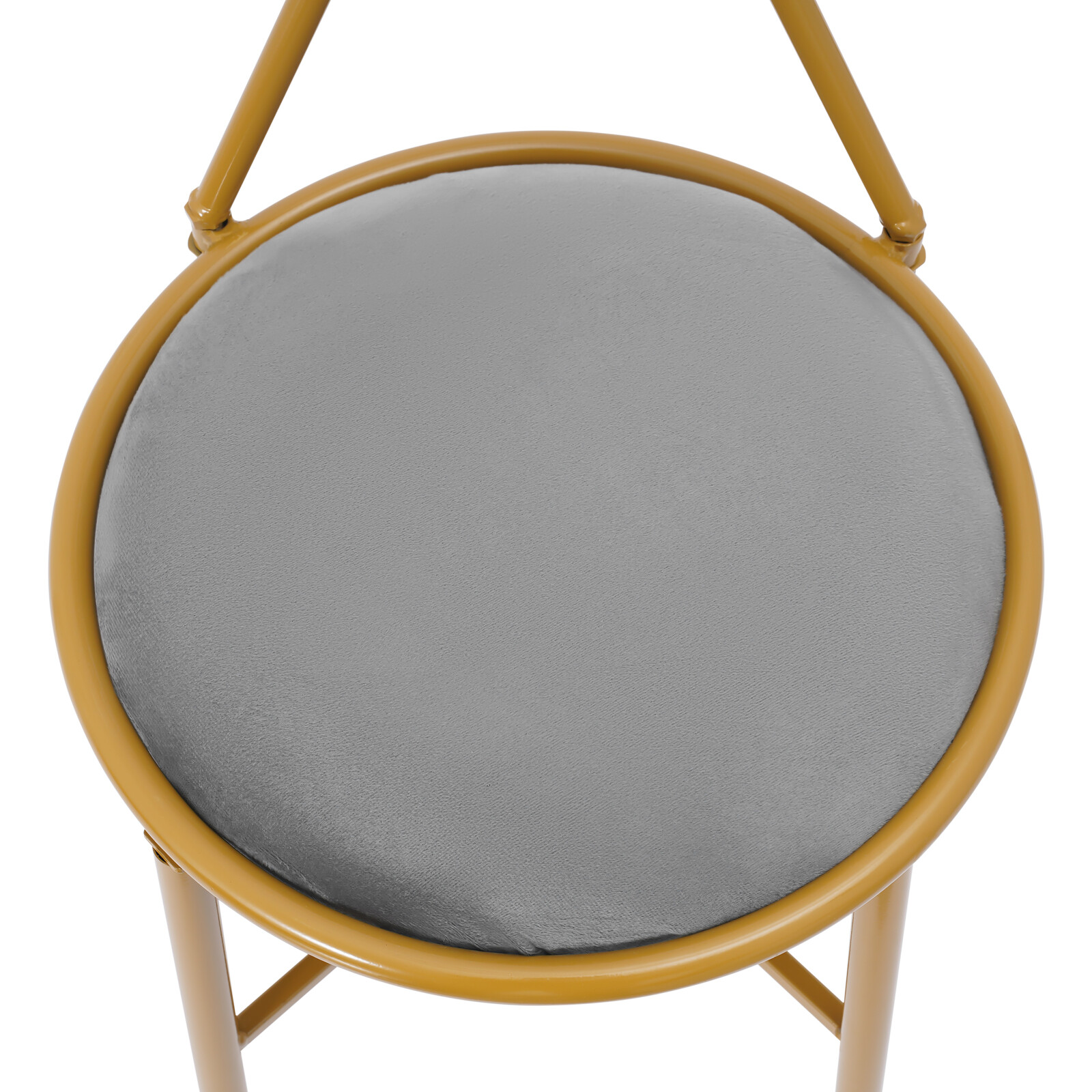 Grey Modern Chair Butterfly-shaped Backrest Chair For Dining Makeup 34*34*80cm