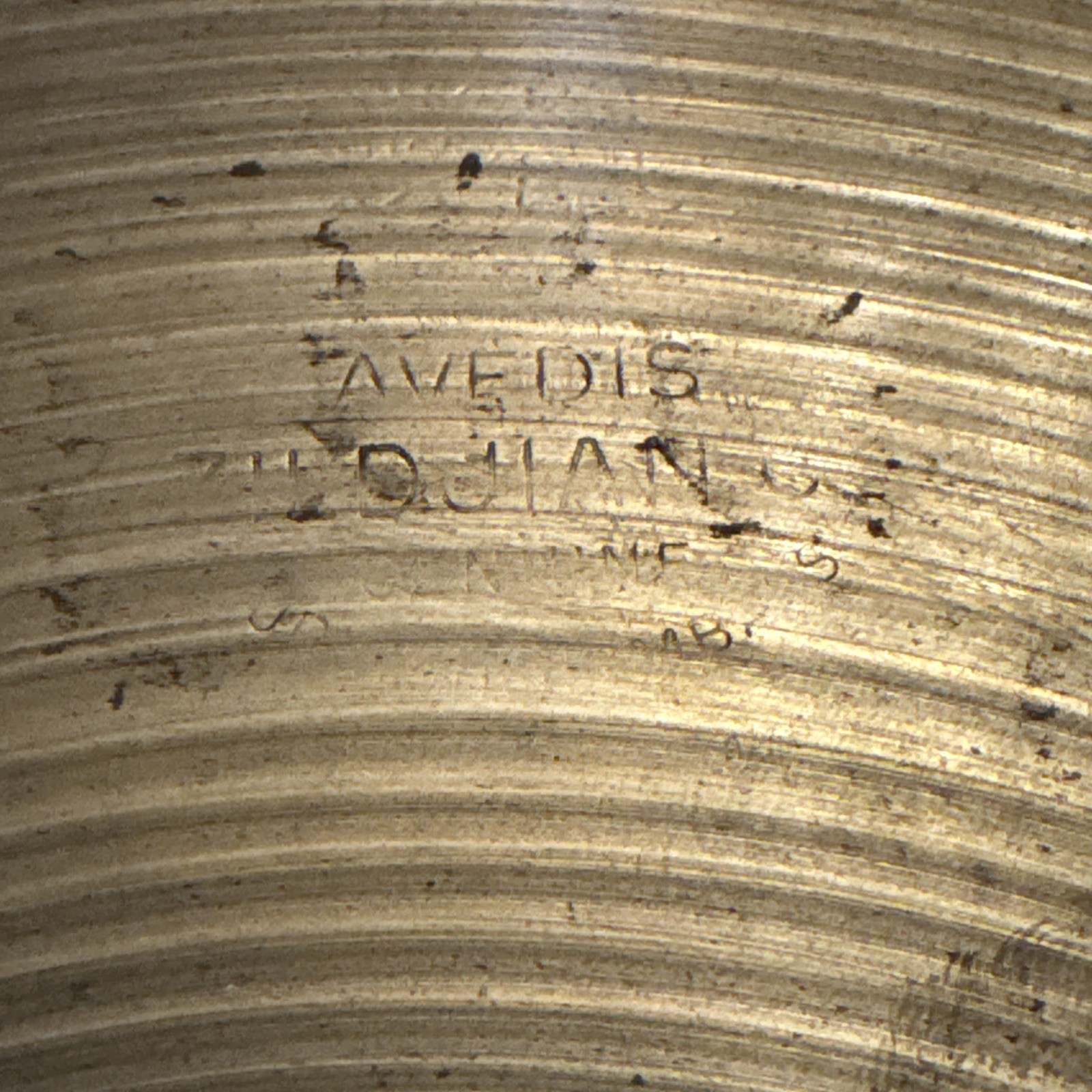Avedis Zildjian, 12" Cymbal, Vintage Used