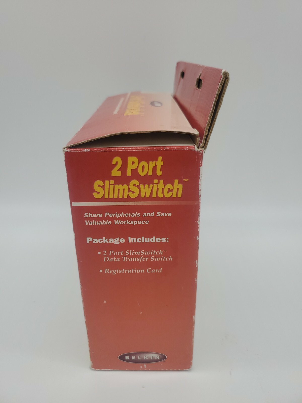 Belkin F1B024-V 2 Port Slimswitch Data Switch OPEN BOX...