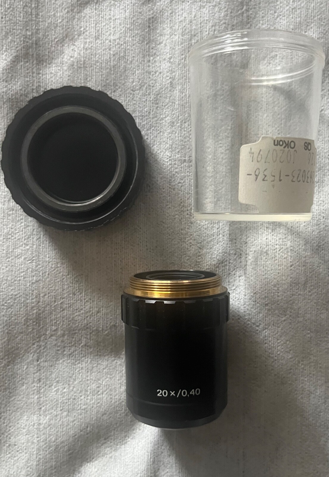 Microscope Objective Planachromat HD 20x/0.40 ♾️/O-A Carl Zeiss *GREAT SHAPE *