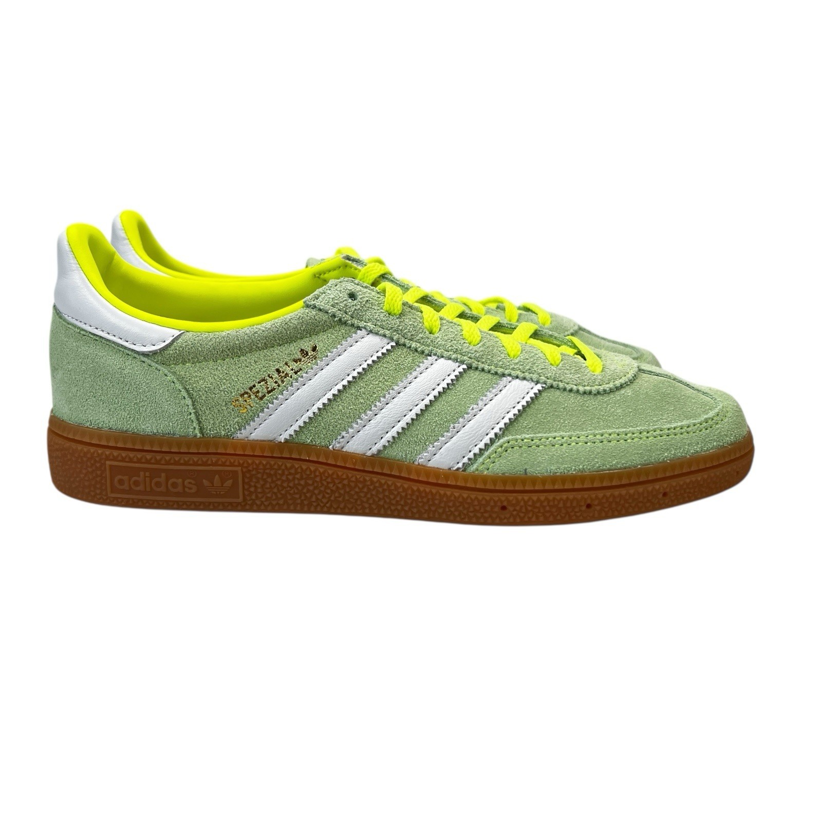 Adidas Handball Spezial Solar Yellow White Gold Shoes JI2655 Women's Sz 6.5 - 11