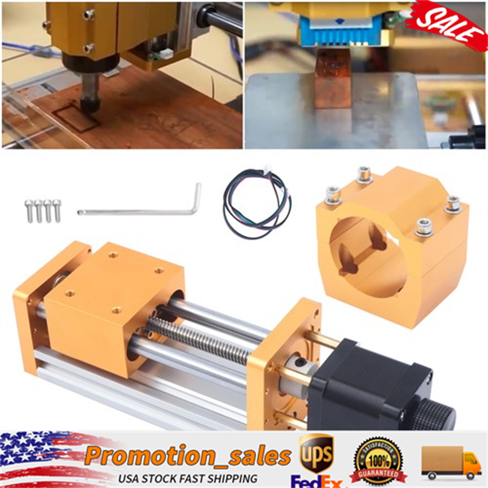 CNC Z-axis Module Support 3018plus 52mm Diameter Aluminum Slide + Upgrade kit