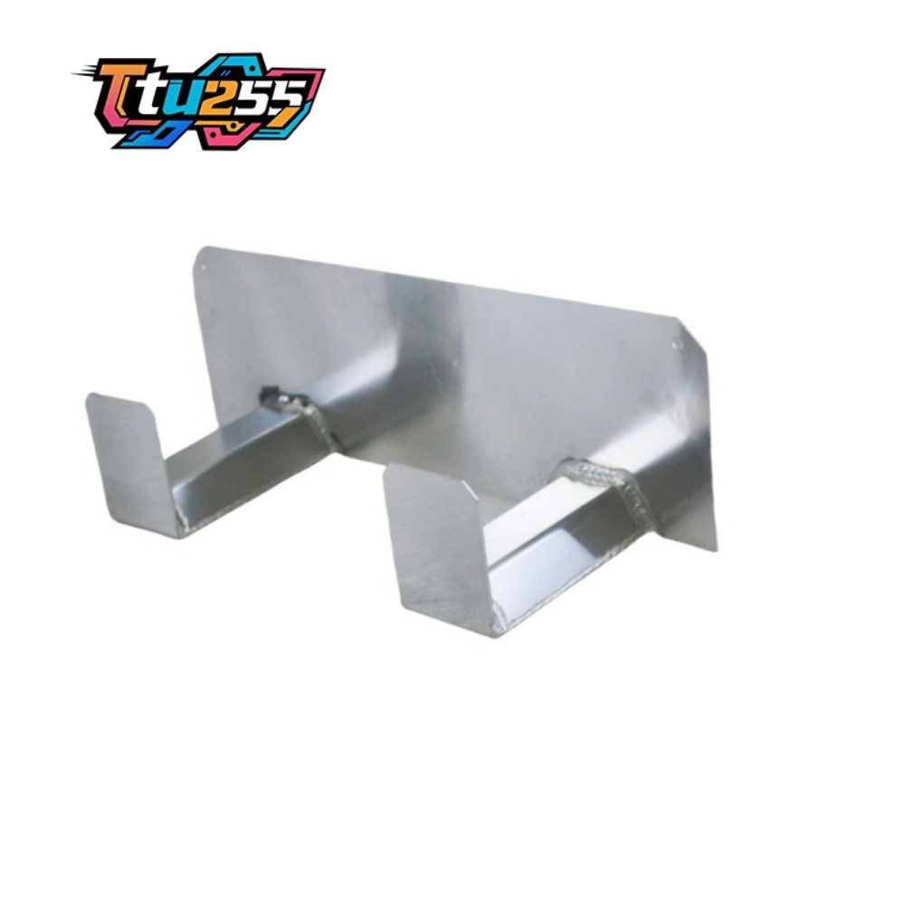 Aluminum Dual Helmet Rack Hanger For Enclosed Trailer Organizer Wall Mount