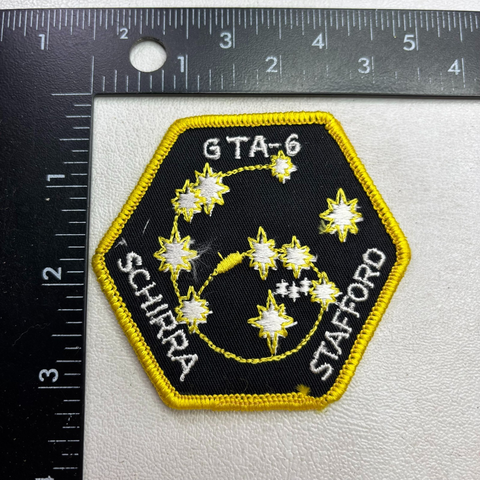 NASA Astronaut Space Mission GTA-6 GEMINI 6 Patch 50TU