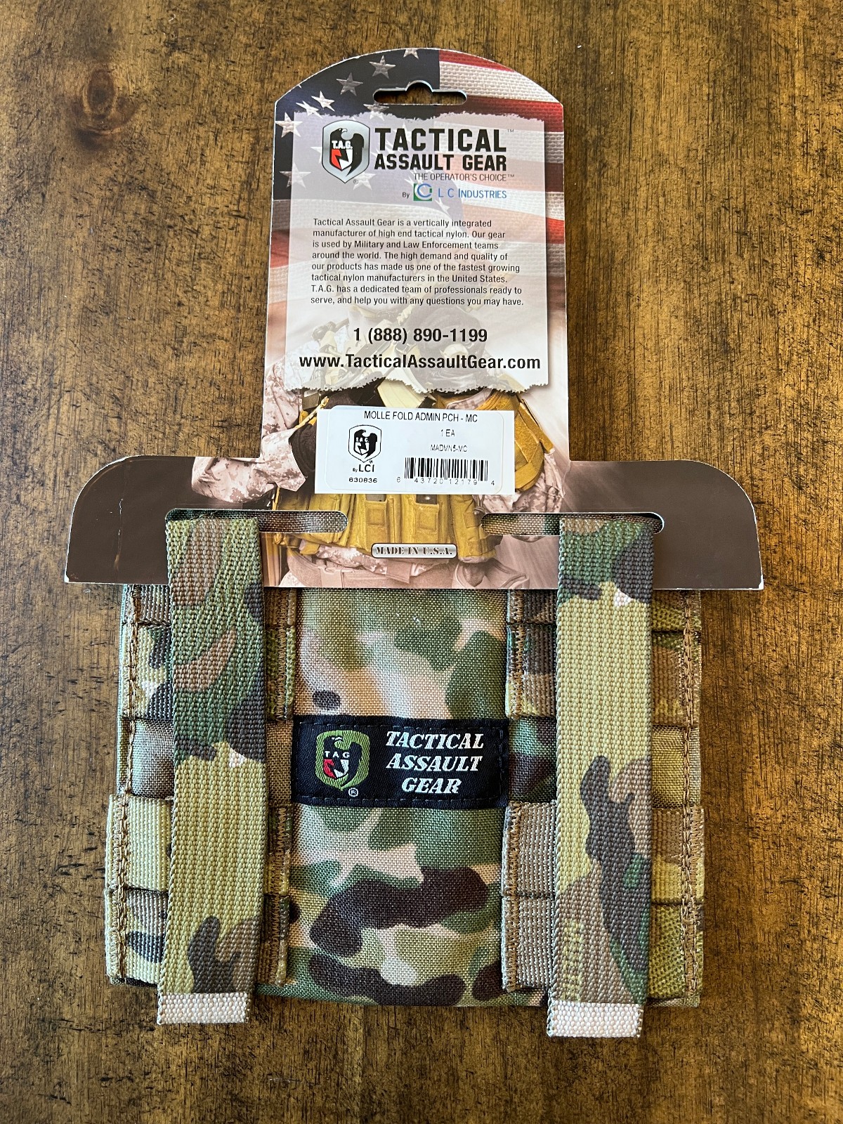 TAG (Tactical Assault Gear) MOLLE Admin Pouch *NEW MULTICAM*