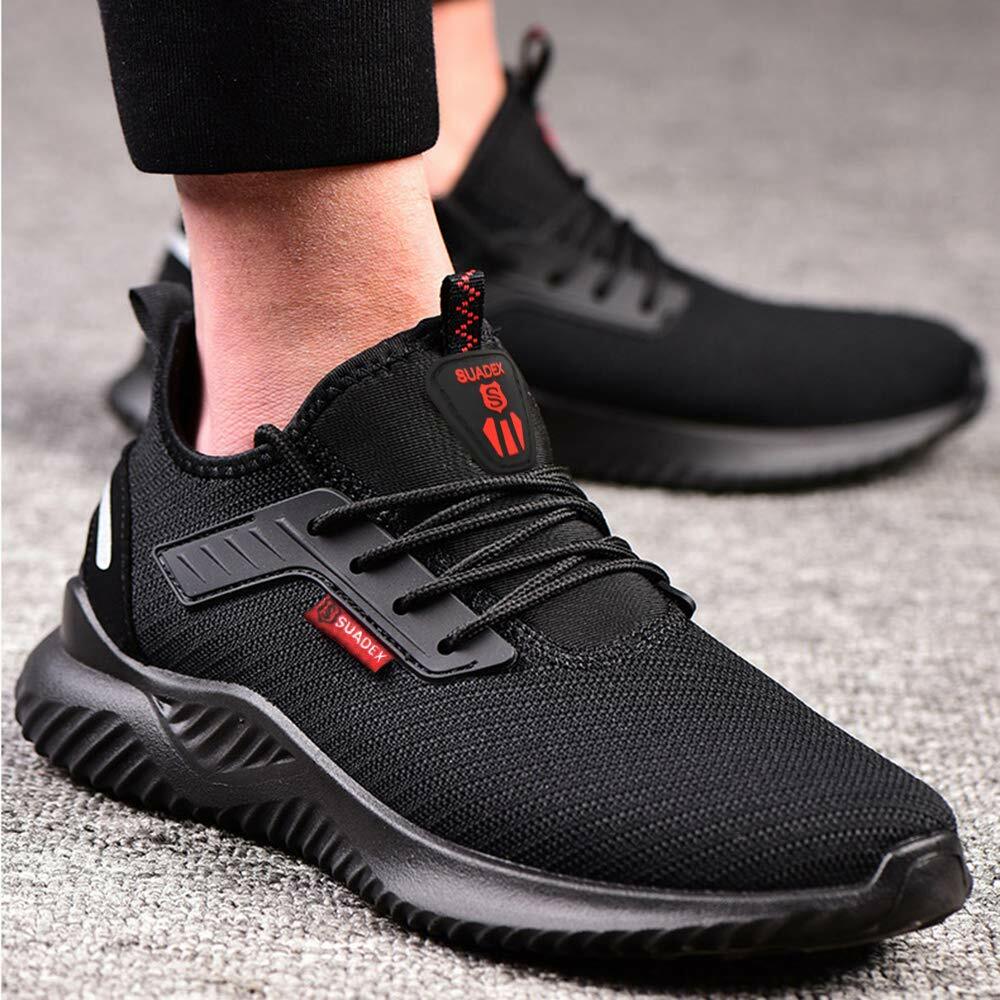 Men's Work Safety Shoes Steel Toe Bulletproof Boots Indestructible