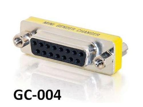 DB15 Female/Female Slim Type Gender Changer Adapter GC-004