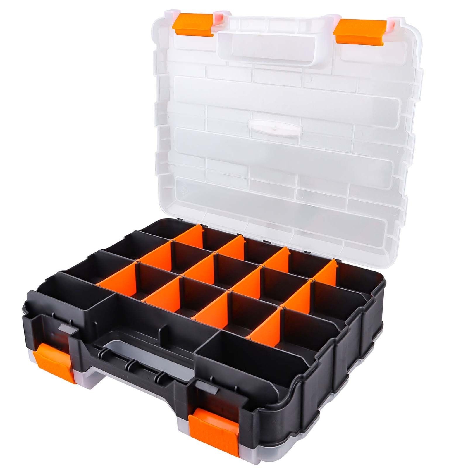 HobbyPark RC Hardware Organizer Box Adjustable 12.75" x 10.63" x 3.15", black