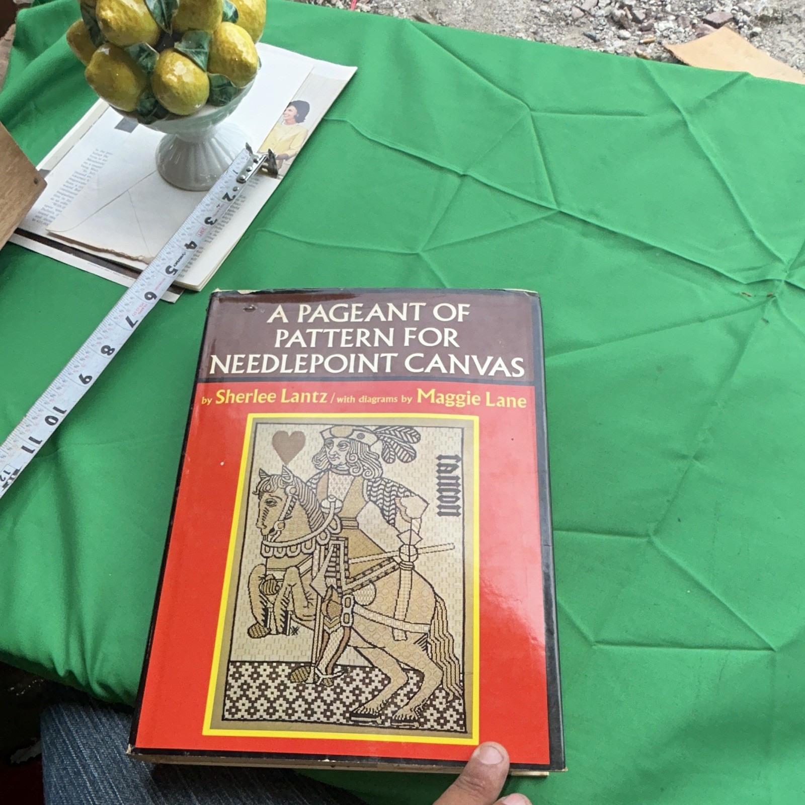 Sherlee Lantz A Pageant of Pattern Needlepoint Canvas Book Diagrams