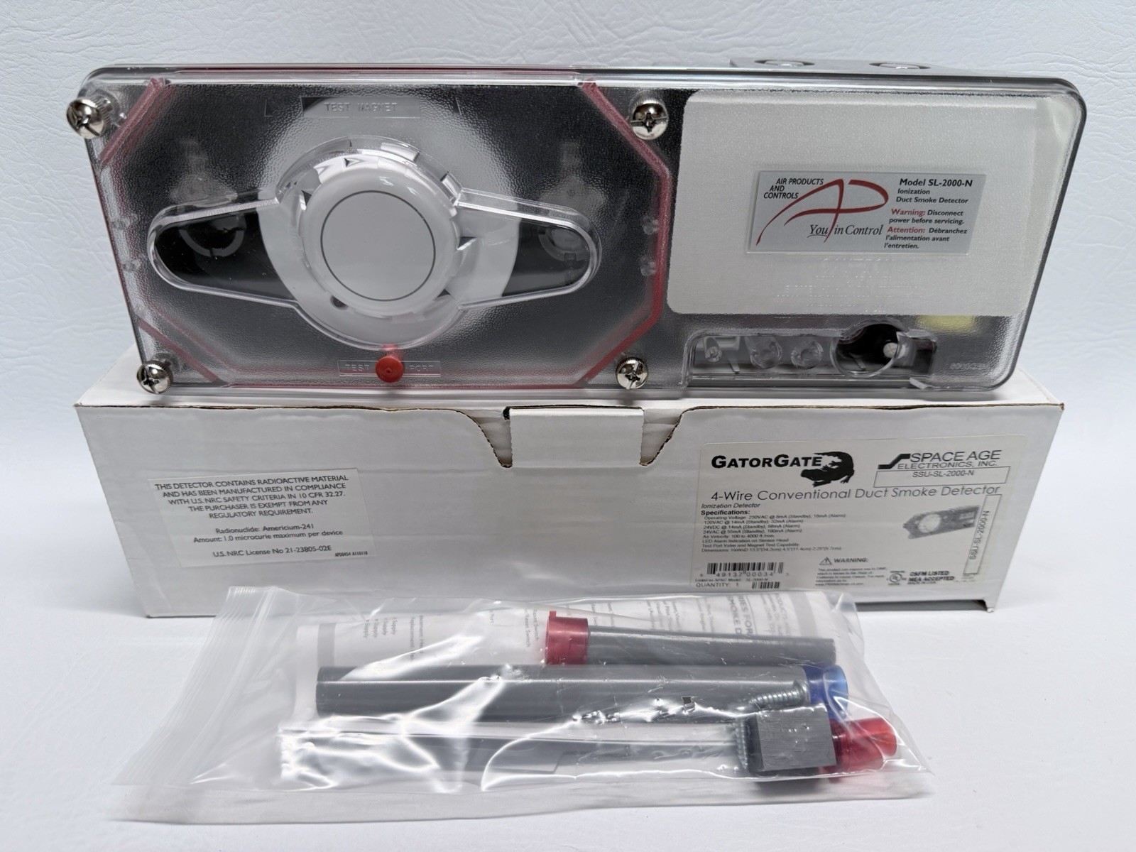 NEW GatorGate SSU-SL-2000N Duct Smoke Detector