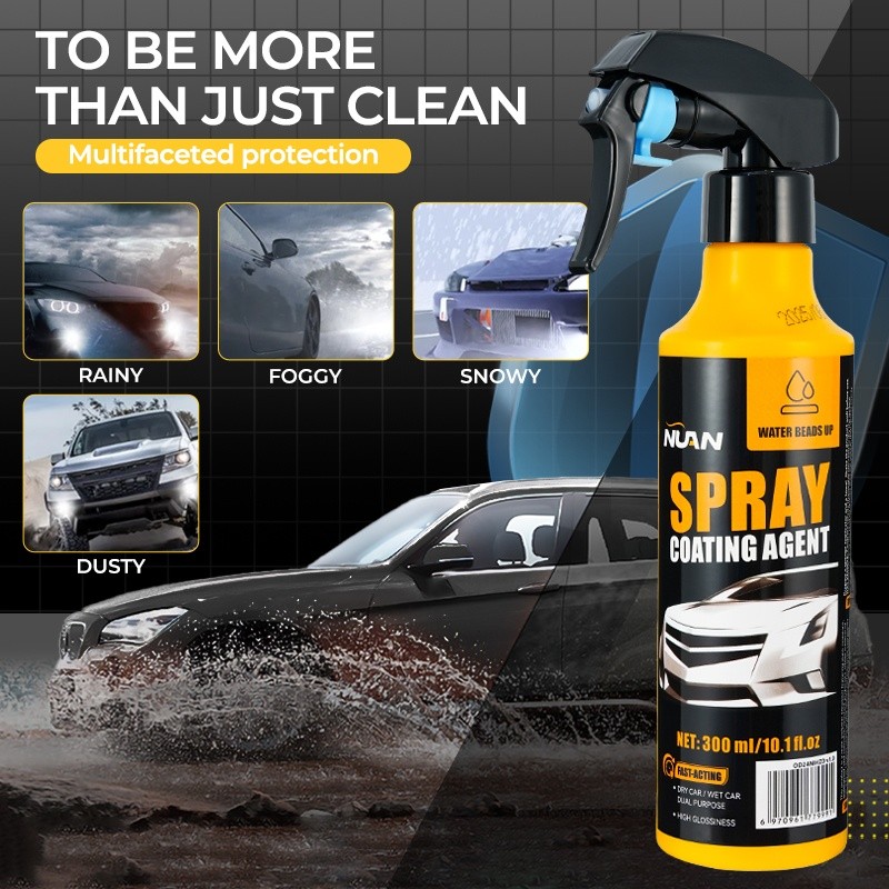 2Pack 300ML Set Nuan Car Coating Spray Coating Protection Quick Car Wax Polish