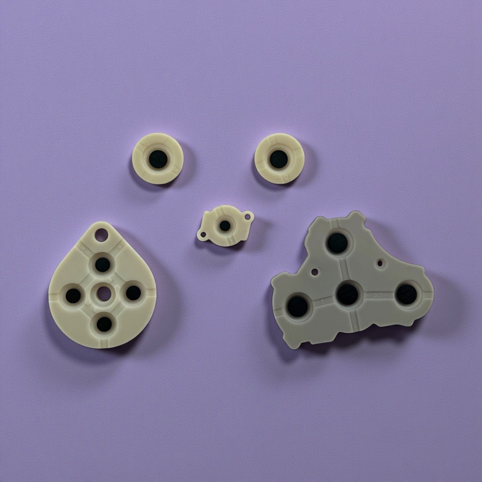 Authentic GameCube Controller Silicone Button Pads Conductive Buttons Nintendo