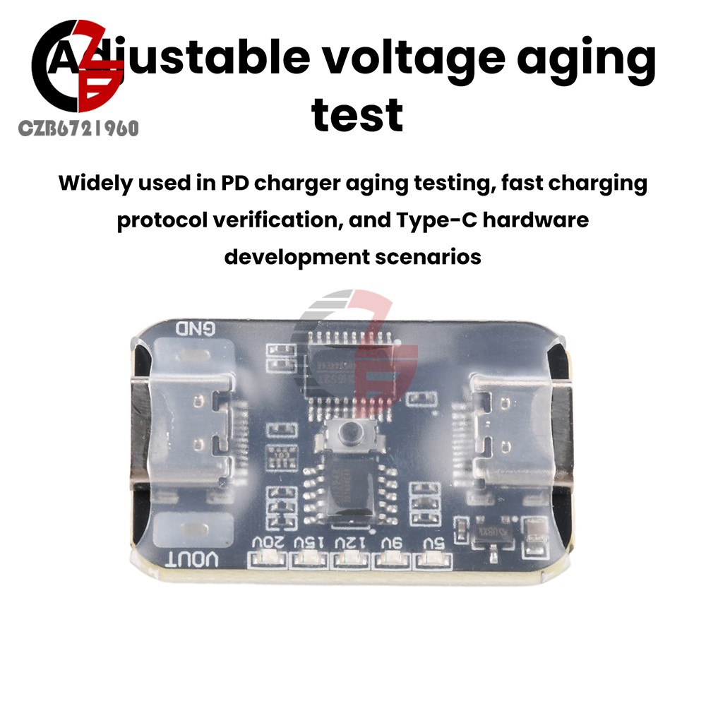 PD Fast Charging Deception Module PD2.0/3.0 Decoy Adjustable Voltage Aging Test