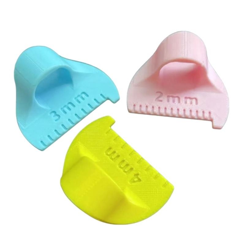 3pcs Sewing Templates, Finger Ruler Quilting & Stitching Aid for Tailoring