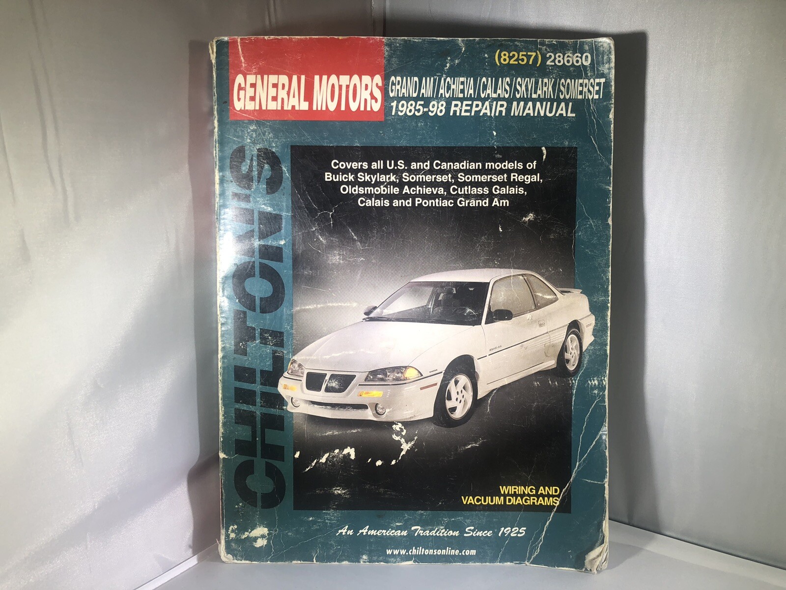 Chilton's Gneral Motors GRAND AM/ACHIEVA/SKYLARK/SOMERSET 1985-98 Repair Manual