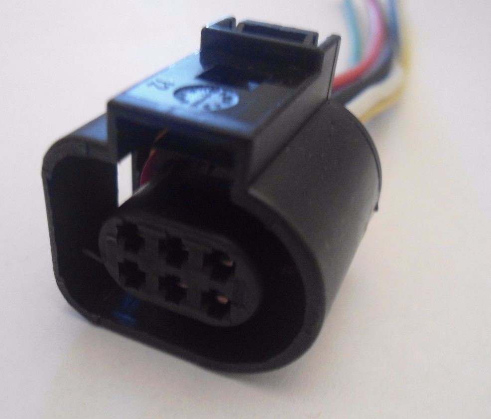 1x Connector 6-way for Audi Throttle Valve Control 1J0 973 713