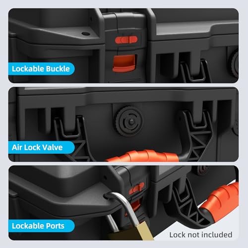Starlink Mini Hard Ware Case Black, Waterproof Carrying Bag with Protective