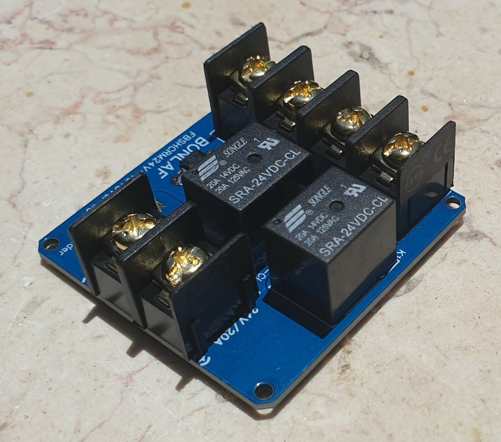24V 20A Single Channel Relay Module Solar Panel Sun Tracking Control Board DIY