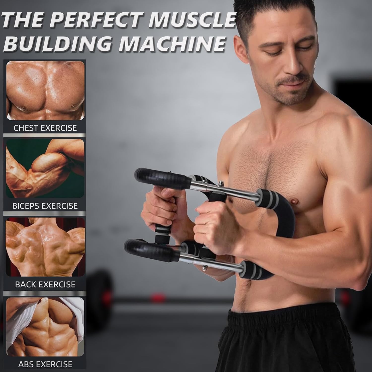 Twister Arm Trainer, Adjustable Resistance Twister Arm Exerciser Chest Exerciser