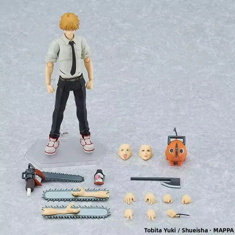 Maxfac Premium Figma 586 Saw Man Jointed Figure - Collectible Anime Toy
