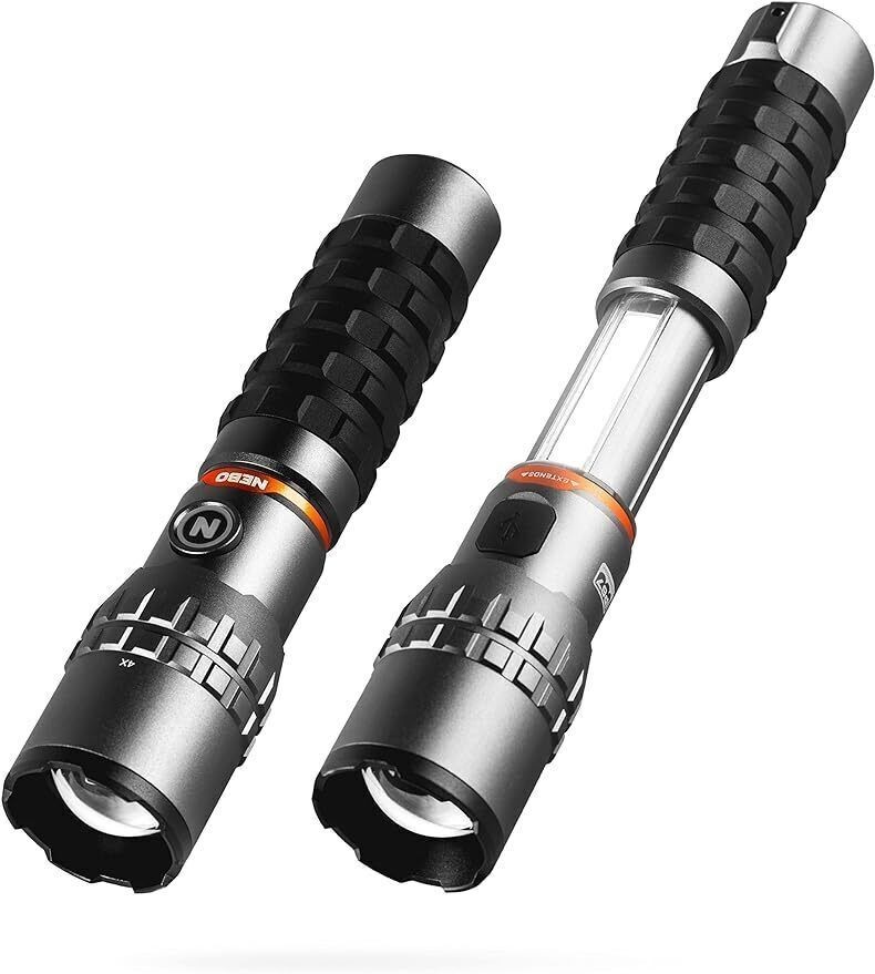 Slyde King 2000 Lumen Flashlight Rechargeable LED Flashlight Work Light Bright
