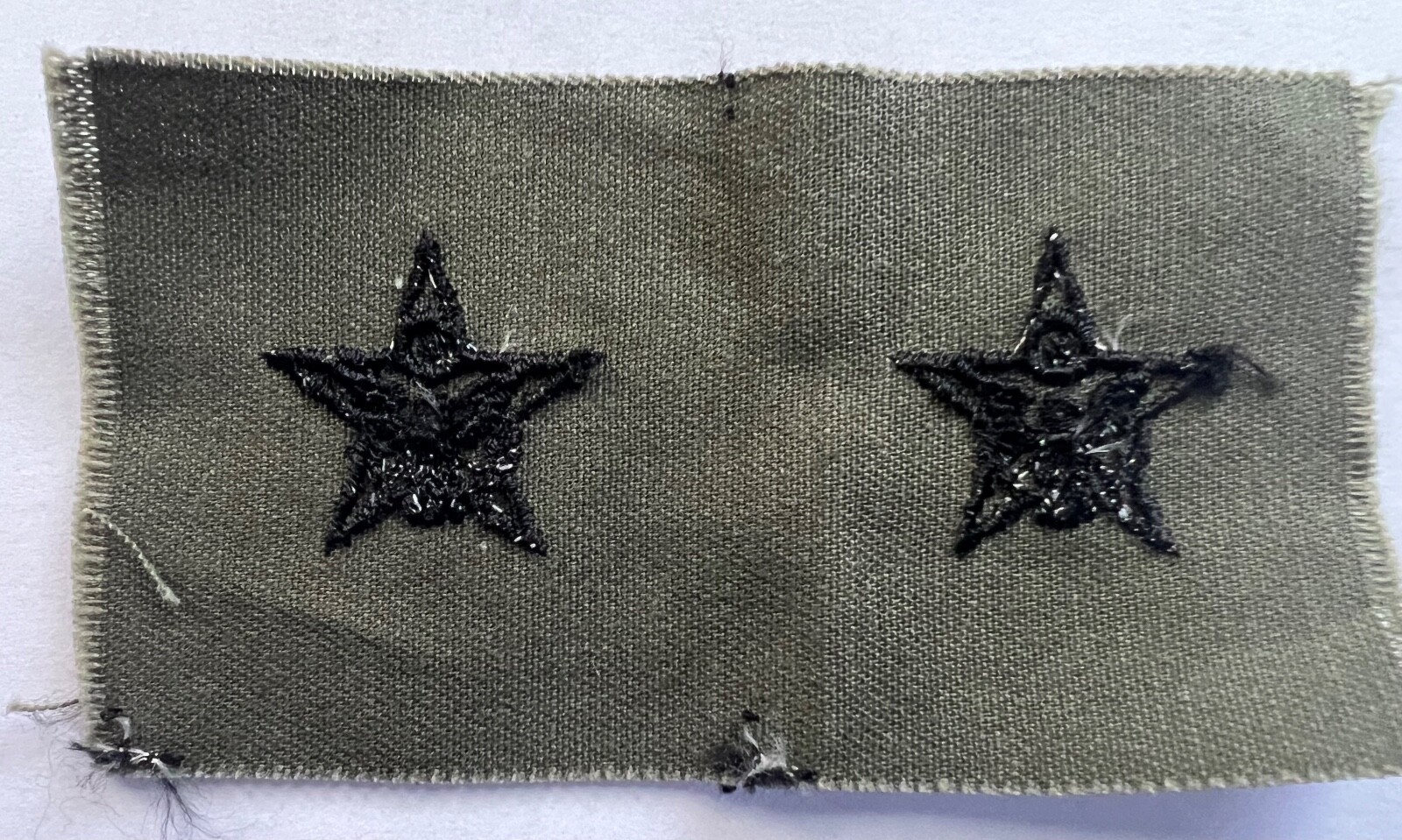 GENERAL STAFF Corps Uncut Collar Devices Pair US Army Subdued