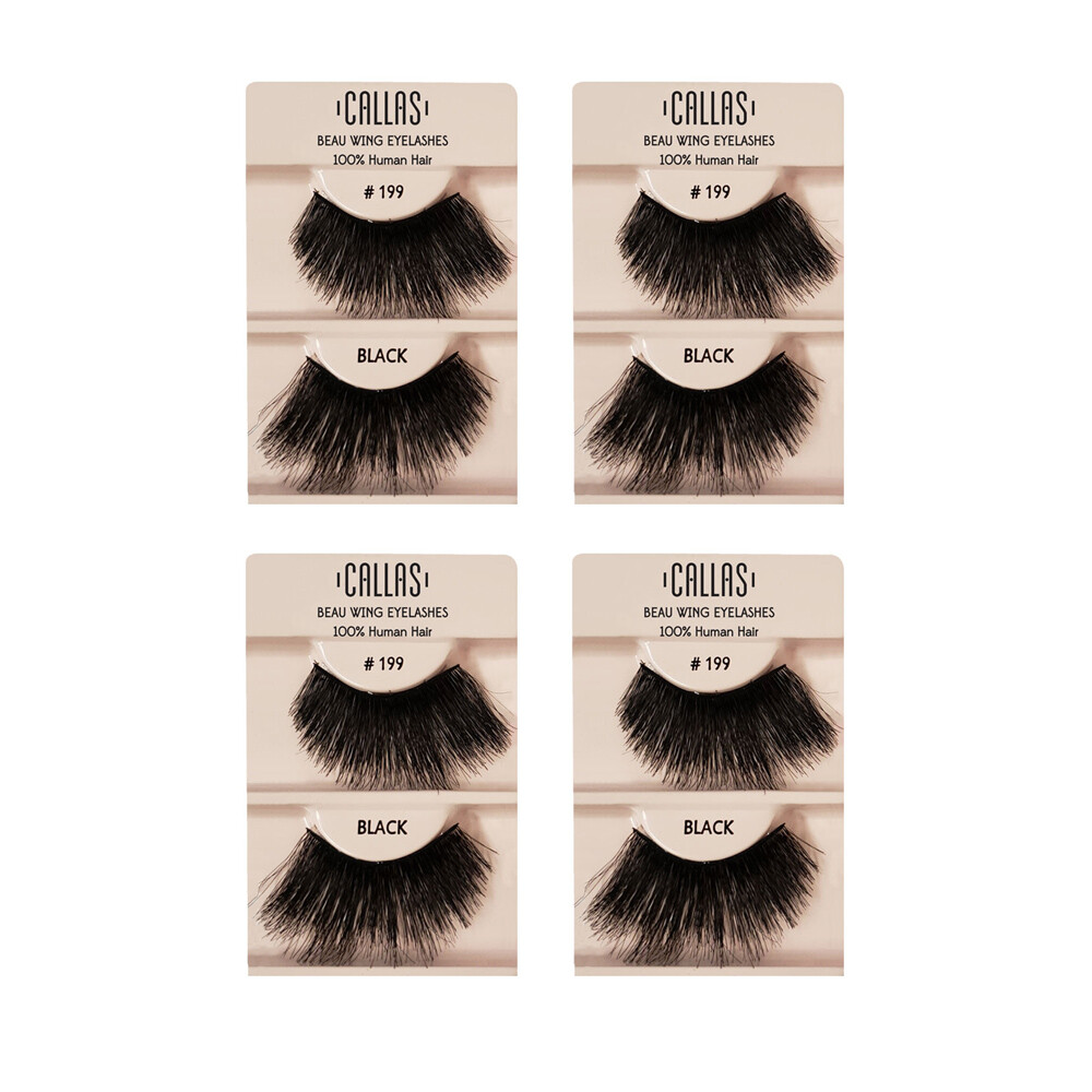 Callas Beau Wing Eyelashes #199 1pair x 4sets