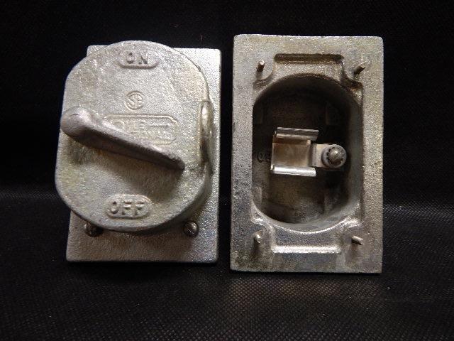Pyle National XCY-101 1 Gang Switch Cover FS Malleable Iron