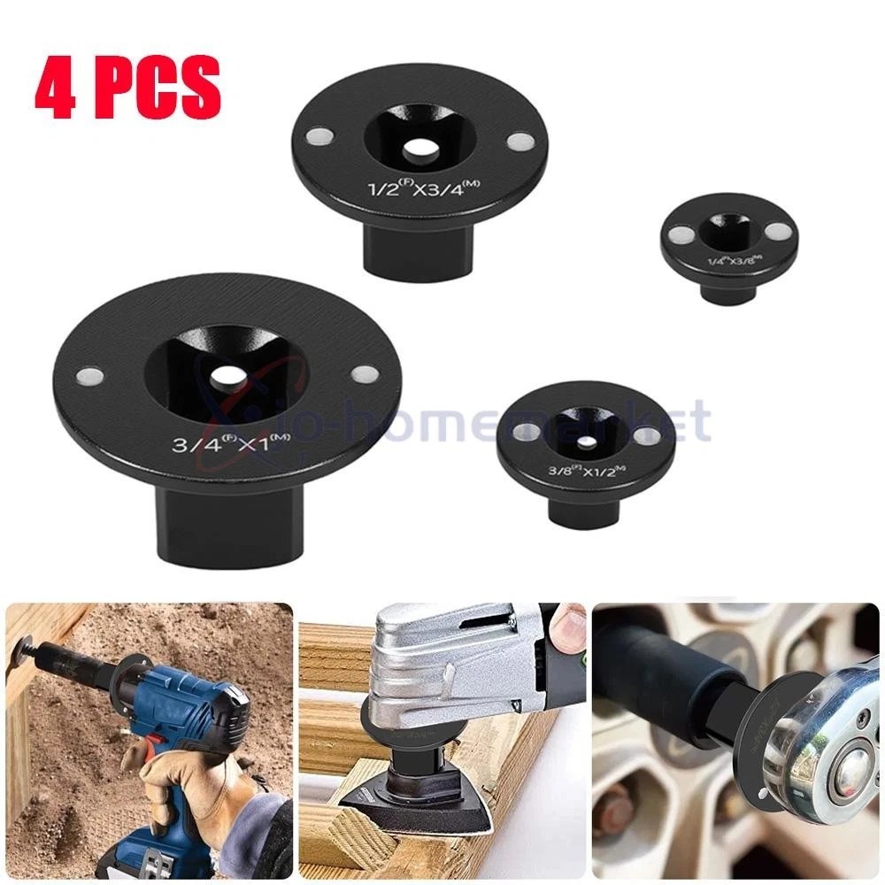 4Pcs Low Profile Impact Socket Adapter Set, Drive Ratchet Adapter Set USA