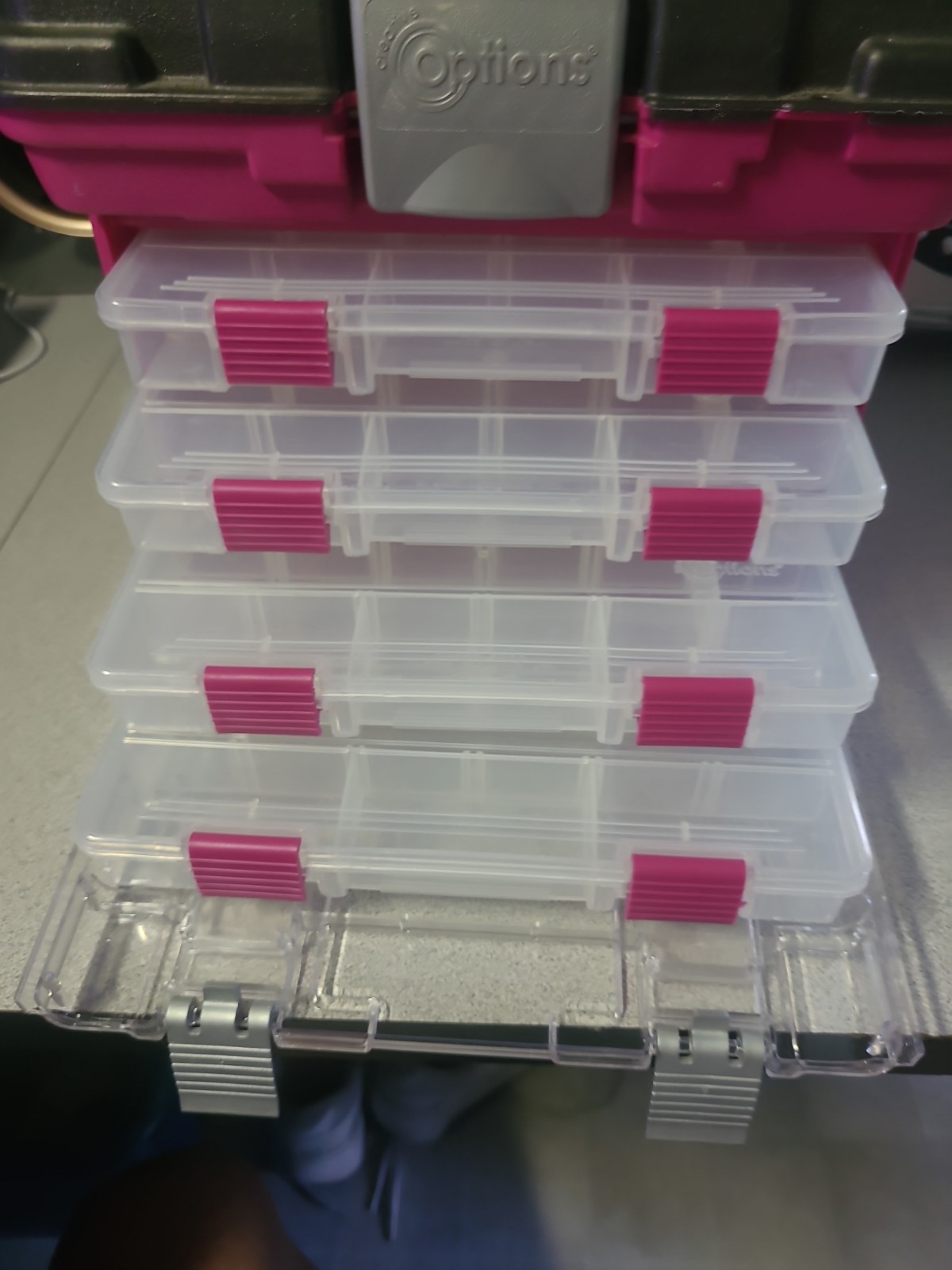 Plano Creative Options 1354 Grab N Go 4 Rack Organizer Storage System Crafts