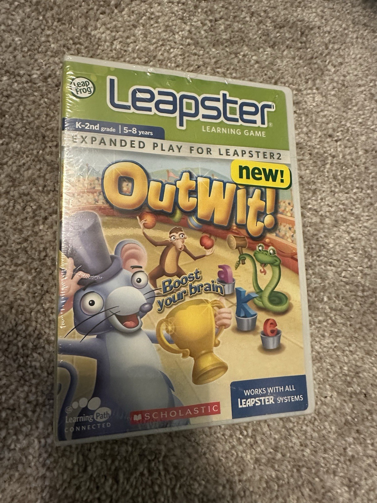 LEAP FROG LEAPSTER LEARNING GAME OUTWIT! NEW SEALED