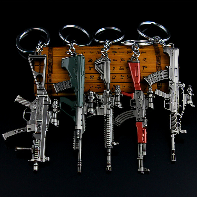 1/12 min gun AWP M4A1 HK416 M700 AK47 XM1014 SVD L96 12CM BattleField KEY