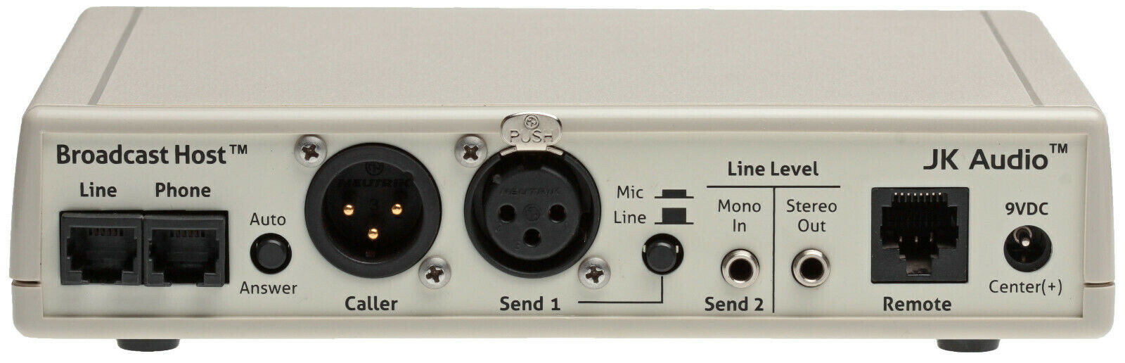 JK Audio Broadcast Host Audio Console Phone Line Interface Digital Hybrid IFB