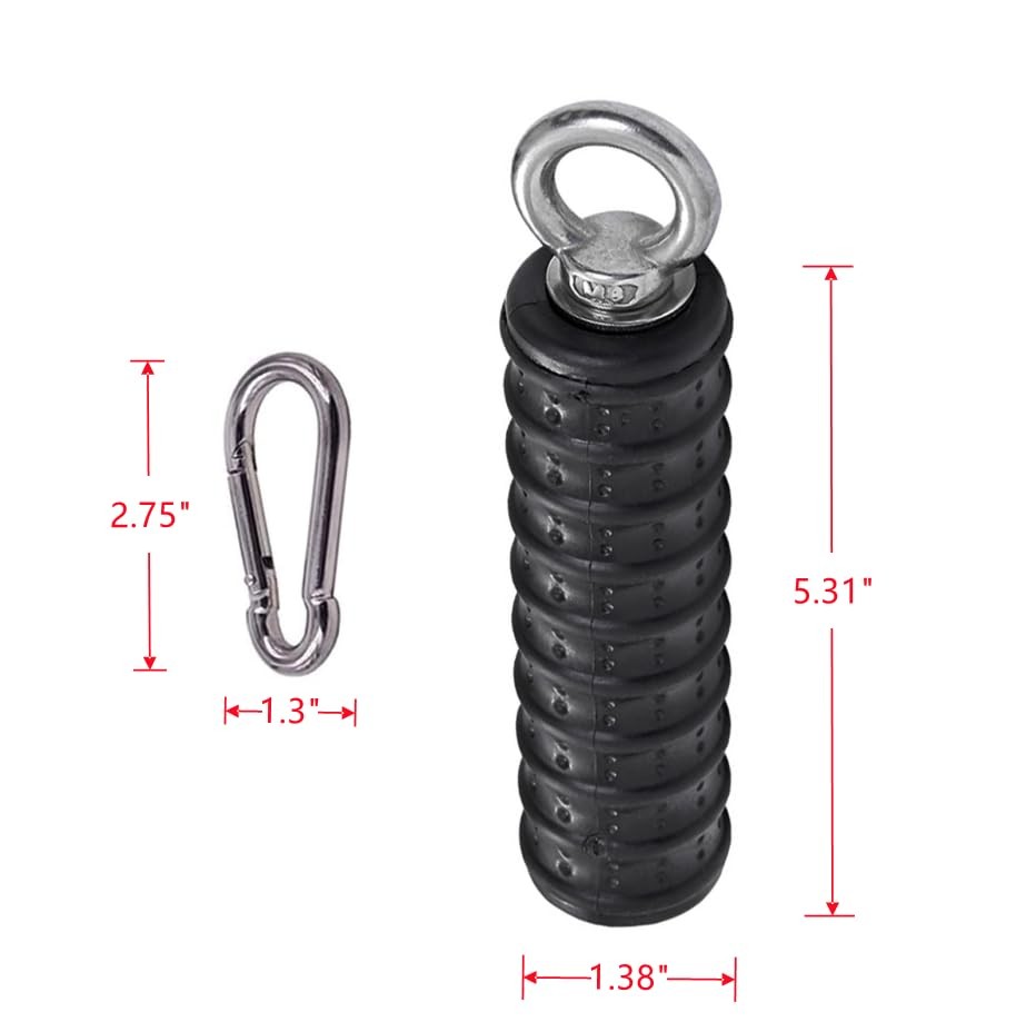 Ergonomic Tricep Rope Handle for Cable Machine LAT Pulldown Attachment