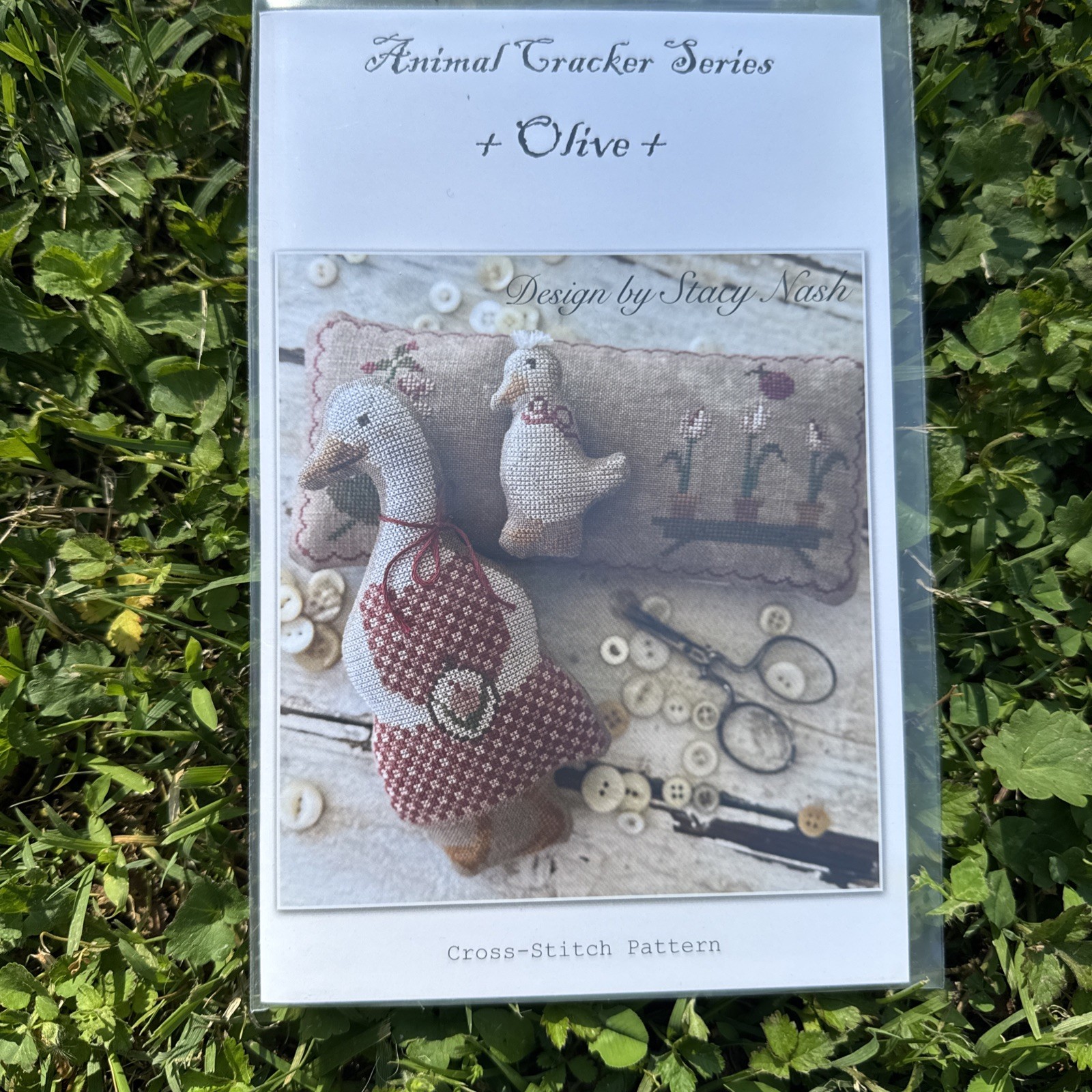 Stacy Nash Cross Stitch Pattern Olive Animal Cracker Chart Goose