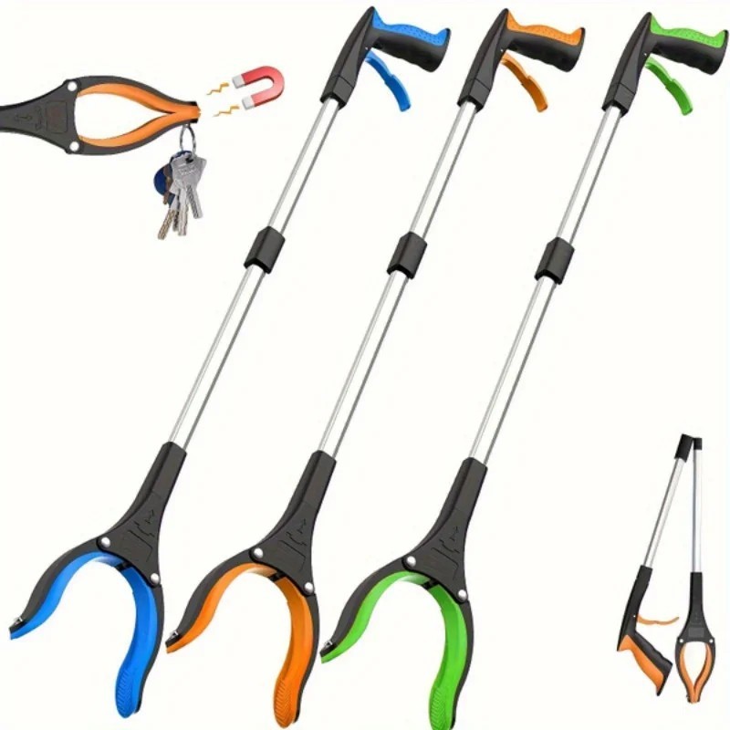 Heavy Grabber Tool Industrial Pick Up Stick Hand Grip Reach Trash Reacher