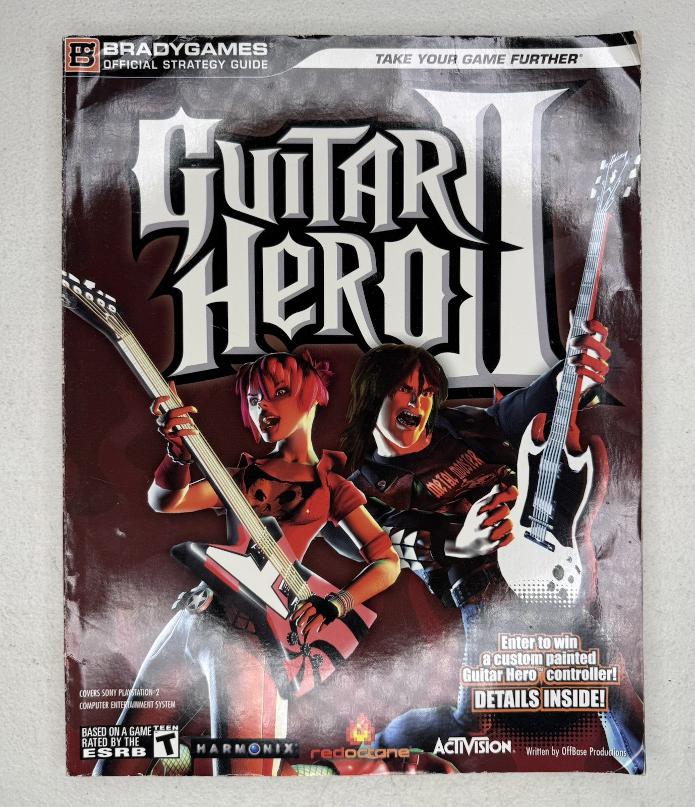 Guitar Hero 2 Bradygames Official Strategy Game Guide 2006 No Major Flaws