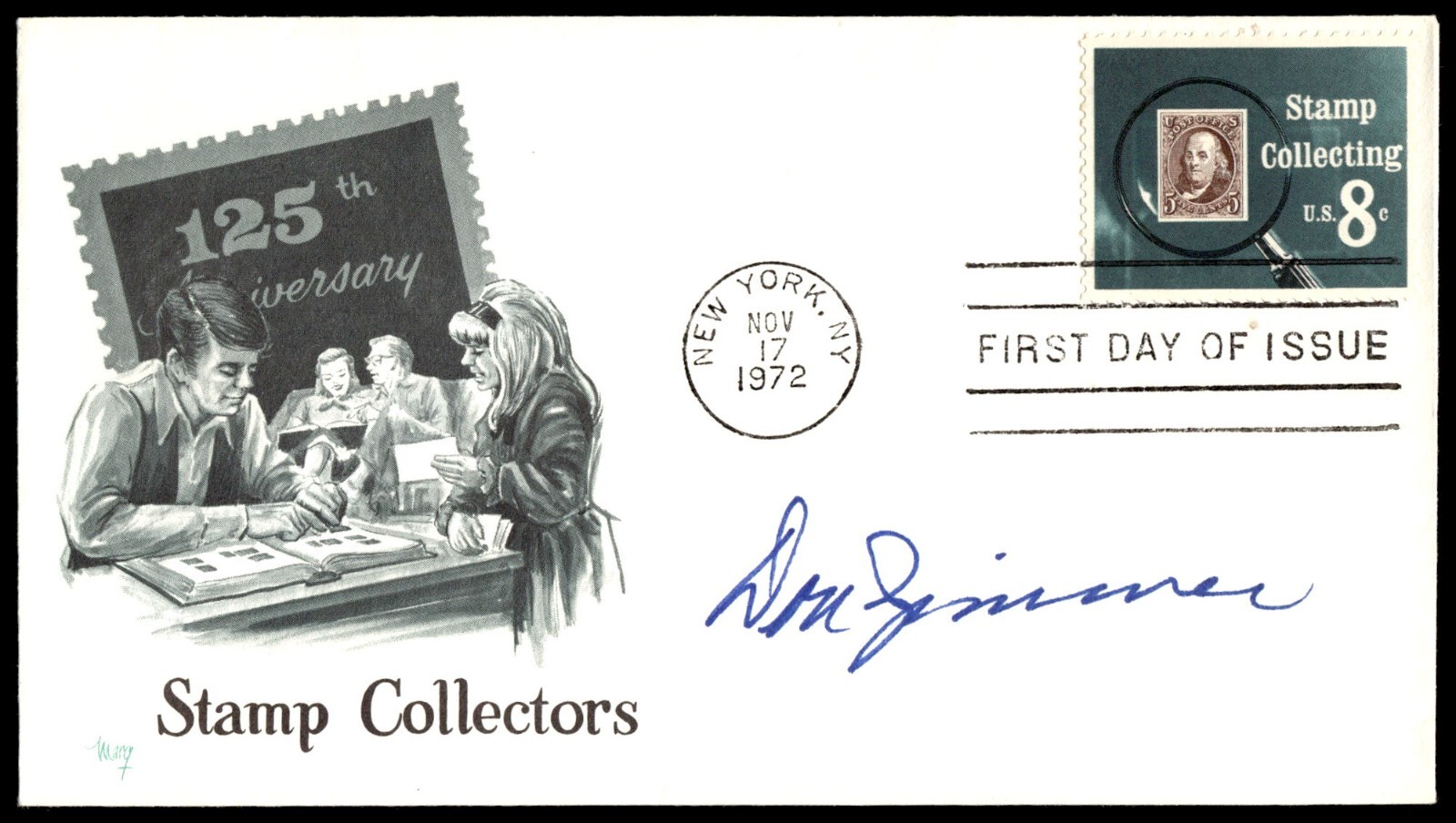 Don Zimmer Signed 1st Day Cover AUTO '72 Cachet MLB Coach T. Bay Rays #66 NICE!