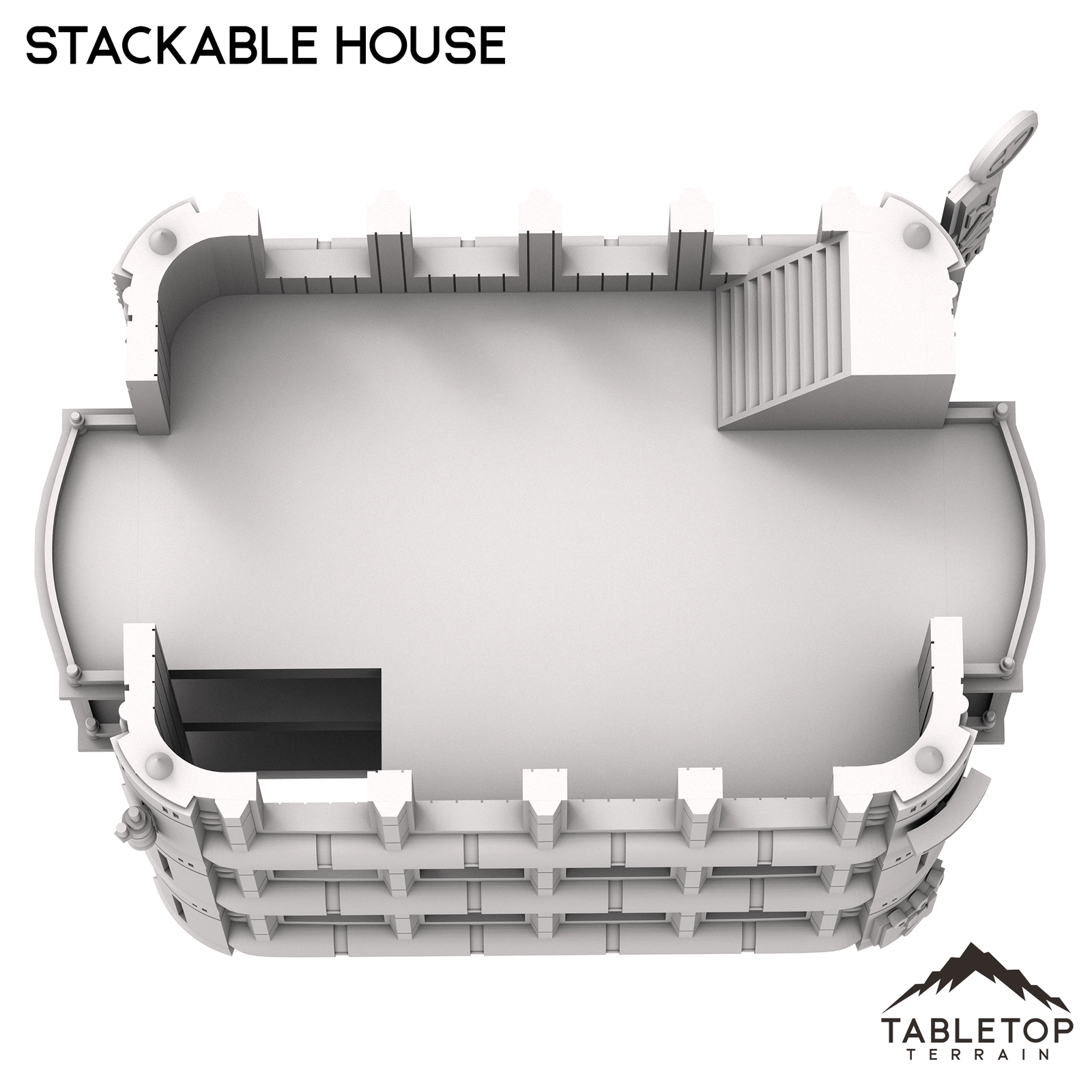 Stackable House - Futuristic City - Compatible with Star Wars Legion