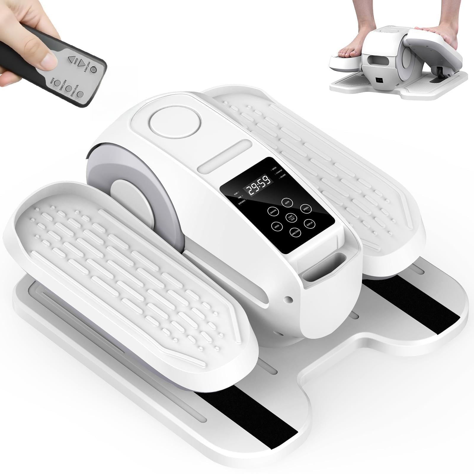 Under Desk Elliptical Exercise Machine, Elliptical Leg Exerciser as Seen on T...