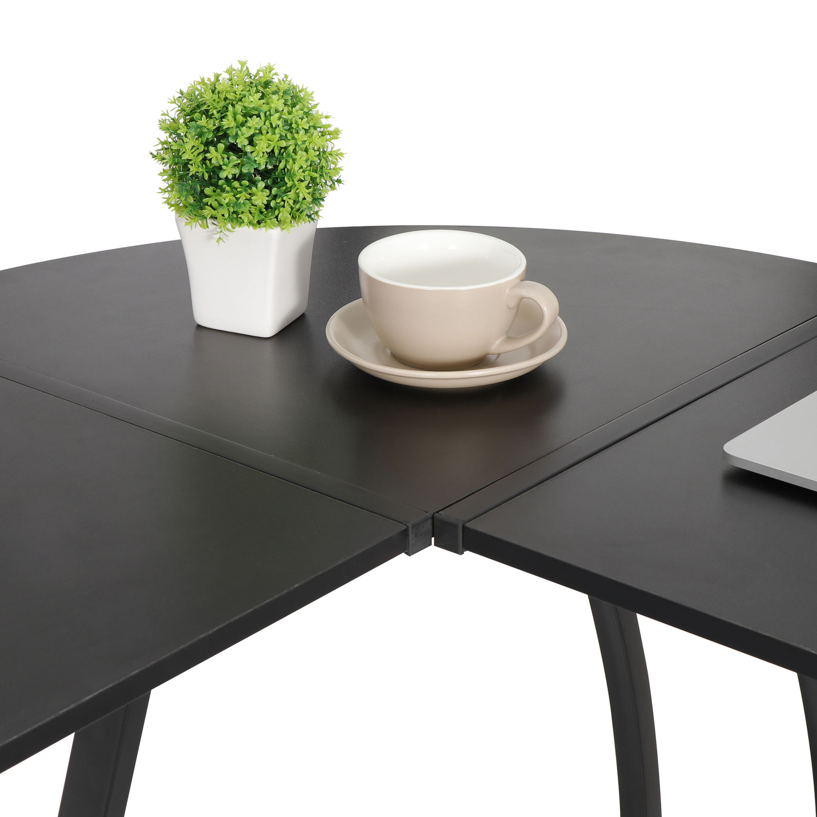Modern L Shaped Corner Computer Desk PC Laptop Study Table Workstation 58"