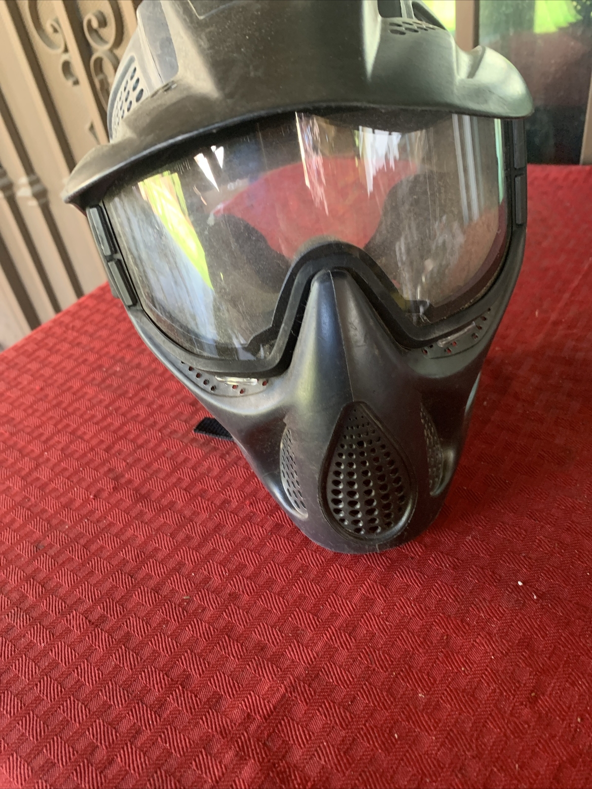 JT Proshield Paintball Mask Goggles Black Vintage Flex
